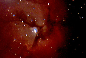 Trifid Nebula half size