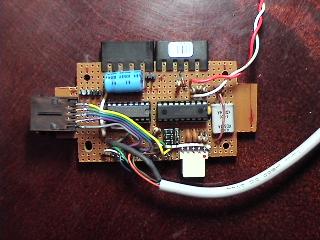 circuit board top view