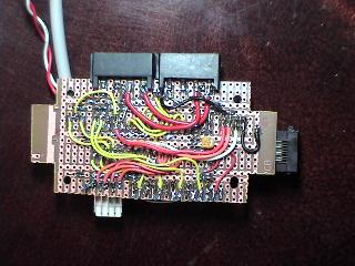 underside of circuit board